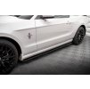 Maxton Design difuzory pod boční prahy pro Ford Mustang Mk5 Facelift, carbon-Look