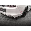 Maxton Design boční difuzory pod zadní nárazník pro Ford Mustang Mk5 Facelift, černý lesklý plast ABS
