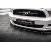 Maxton Design spoiler pod přední nárazník pro Ford Mustang Mk5 Facelift, černý lesklý plast ABS