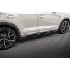Maxton Design difuzory pod boční prahy pro Volkswagen T-roc R Mk1, černý lesklý plast ABS