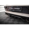 Maxton Design středový spoiler pod zadní nárazník s žebrováním pro Volkswagen T-roc R Mk1, carbon-Look