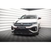 Maxton Design spoiler pod přední nárazník ver.2 pro Volkswagen T-roc R Mk1, černý lesklý plast ABS