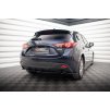 Maxton Design "Street Pro" difuzor zadního nárazníku pro Mazda 3 Mk3, plast ABS bez povrchové úpravy