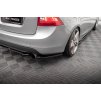 Maxton Design boční difuzory pod zadní nárazník pro Volvo S60 Mk2, černý lesklý plast ABS, R-Design
