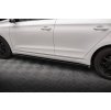 Maxton Design difuzory pod boční prahy pro Hyundai i20 Mk2 Facelift, černý lesklý plast ABS