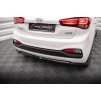 Maxton Design středový spoiler zadního nárazníku pro Hyundai i20 Mk2 Facelift, carbon-Look