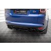 Maxton Design středový spoiler pod zadní nárazník s žebrováním pro Land rover Range Rover Sport Mk2 SVR, černý lesklý plast ABS
