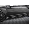 Maxton Design difuzory pod boční prahy ver.2 pro Audi RS6 C6, černý lesklý plast ABS