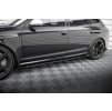 Maxton Design "Street Pro" difuzory pod boční prahy s křidélky pro Audi RS6 C6, plast ABS bez povrchové úpravy
