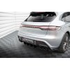 Maxton Design vložka zadního nárazníku pro Porsche Macan Mk1 Facelift 2, černý lesklý plast ABS
