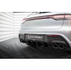 Maxton Design vložka zadního nárazníku pro Porsche Macan Mk1 Facelift 2, černý lesklý plast ABS
