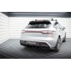 Maxton Design vložka zadního nárazníku pro Porsche Macan Mk1 Facelift 2, černý lesklý plast ABS