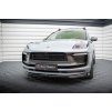 Maxton Design spoiler pod přední nárazník pro Porsche Macan Mk1 Facelift 2, černý lesklý plast ABS