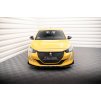 Maxton Design spoiler pod přední nárazník ver.1 s křidélky pro Peugeot 208 GT Mk2, carbon-Look