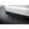 Maxton Design středový spoiler pod zadní nárazník s žebrováním v.2 pro BMW i4 G26 M-Pack, černý lesklý plast ABS