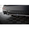 Maxton Design středový spoiler pod zadní nárazník s žebrováním pro BMW X3 G01 Facelift M-Pack, černý lesklý plast ABS