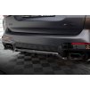 Maxton Design středový spoiler pod zadní nárazník s žebrováním pro BMW X3 G01 Facelift M-Pack, carbon-Look
