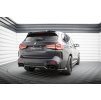 Maxton Design středový spoiler pod zadní nárazník s žebrováním pro BMW X3 G01 Facelift M-Pack, carbon-Look