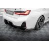 Maxton Design boční difuzory pod zadní nárazník pro BMW řada 3 G20 Facelift M-Pack, G21 Facelift M-Pack, černý lesklý plast ABS