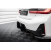 Maxton Design "Street Pro" difuzor zadního nárazníku pro BMW řada 3 G20 Facelift M-Pack, G21 Facelift M-Pack, plast ABS bez povrchové úpravy, s černou a červenou linkou