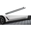 Maxton Design difuzory pod boční prahy pro BMW i4 G26 M-Pack, carbon-Look