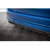 Maxton Design středový spoiler pod zadní nárazník s žebrováním pro Škoda Octavia Mk4, černý lesklý plast ABS, Sportline