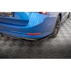 Maxton Design středový spoiler pod zadní nárazník s žebrováním pro Škoda Octavia Mk4, carbon-Look, Sportline