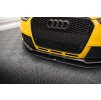 Maxton Design "Street Pro" spoiler pod přední nárazník pro Audi RS4 B8, plast ABS bez povrchové úpravy, s červenou linkou