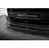 Maxton Design spoiler pod přední nárazník pro Audi A8 D5, černý lesklý plast ABS