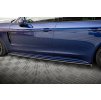 Maxton Design difuzory pod boční prahy pro Porsche Panamera 971 Facelift E-Hybrid, černý lesklý plast ABS