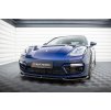 Maxton Design spoiler pod přední nárazník pro Porsche Panamera 971 Facelift E-Hybrid, černý lesklý plast ABS