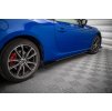 Maxton Design křidélka bočních difuzorů pro Subaru BRZ Mk1, Mk1 Facelift, černý lesklý plast ABS