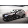Maxton Design difuzory pod boční prahy pro BMW X3 G01, černý lesklý plast ABS