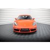 Maxton Design spoiler pod přední nárazník ver.2 pro Porsche Cayman 982c, černý lesklý plast ABS