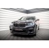 Maxton Design spoiler pod přední nárazník ver.2 pro BMW X4 G02, černý lesklý plast ABS, M-Pack