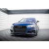 Maxton Design spoiler pod přední nárazník ver.2 pro Audi A4 B9 Competition, černý lesklý plast ABS
