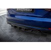 Maxton Design "Street Pro" difuzor zadního nárazníku pro Audi A4 B9 Competition, plast ABS bez povrchové úpravy, s černou a červenou linkou