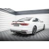 Maxton Design středový spoiler pod zadní nárazník s žebrováním pro Audi A8 D5, černý lesklý plast ABS, S-Line