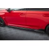 Maxton Design difuzory pod boční prahy ver.2 pro Honda Civic Mk11 Type-R, černý lesklý plast ABS