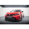 Maxton Design spoiler pod přední nárazník ver.3 pro Honda Civic Mk11 Type-R, černý lesklý plast ABS