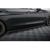 Maxton Design difuzory pod boční prahy pro BMW řada 4 F36, černý lesklý plast ABS