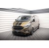 Maxton Design spoiler pod přední nárazník pro Ford Tourneo Custom Mk1 Facelift, černý lesklý plast ABS