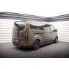 Maxton Design prodloužení spoileru pro Ford Tourneo Custom Mk1 Facelift, černý lesklý plast ABS