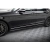 Maxton Design difuzory pod boční prahy pro Mercedes třída S W222 Standard, černý lesklý plast ABS, vč. Facelift