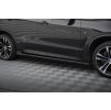 Maxton Design difuzory pod boční prahy ver.2 pro BMW X5M F15, černý lesklý plast ABS, M-Pack
