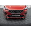 Maxton Design spoiler pod přední nárazník ver.2 pro Seat Tarraco Mk1 FR, černý lesklý plast ABS