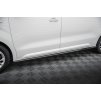 Maxton Design difuzory pod boční prahy pro Citroen Jumpy Mk3, černý lesklý plast ABS