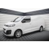 Maxton Design difuzory pod boční prahy pro Citroen Jumpy Mk3, černý lesklý plast ABS