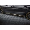 Maxton Design difuzory pod boční prahy pro Mercedes CLA C 117 Facelift 45 Aero, černý lesklý plast ABS