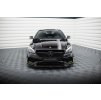 Maxton Design spoiler pod přední nárazník ver.4 pro Mercedes CLA C 117 Facelift 45 Aero, černý lesklý plast ABS